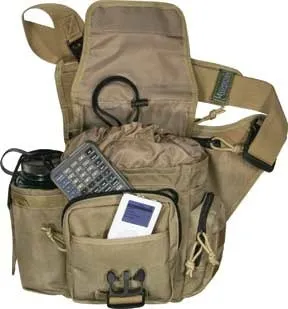 Borsa monospalla Maxpedition Jumbo Versipack, cachi 0412K