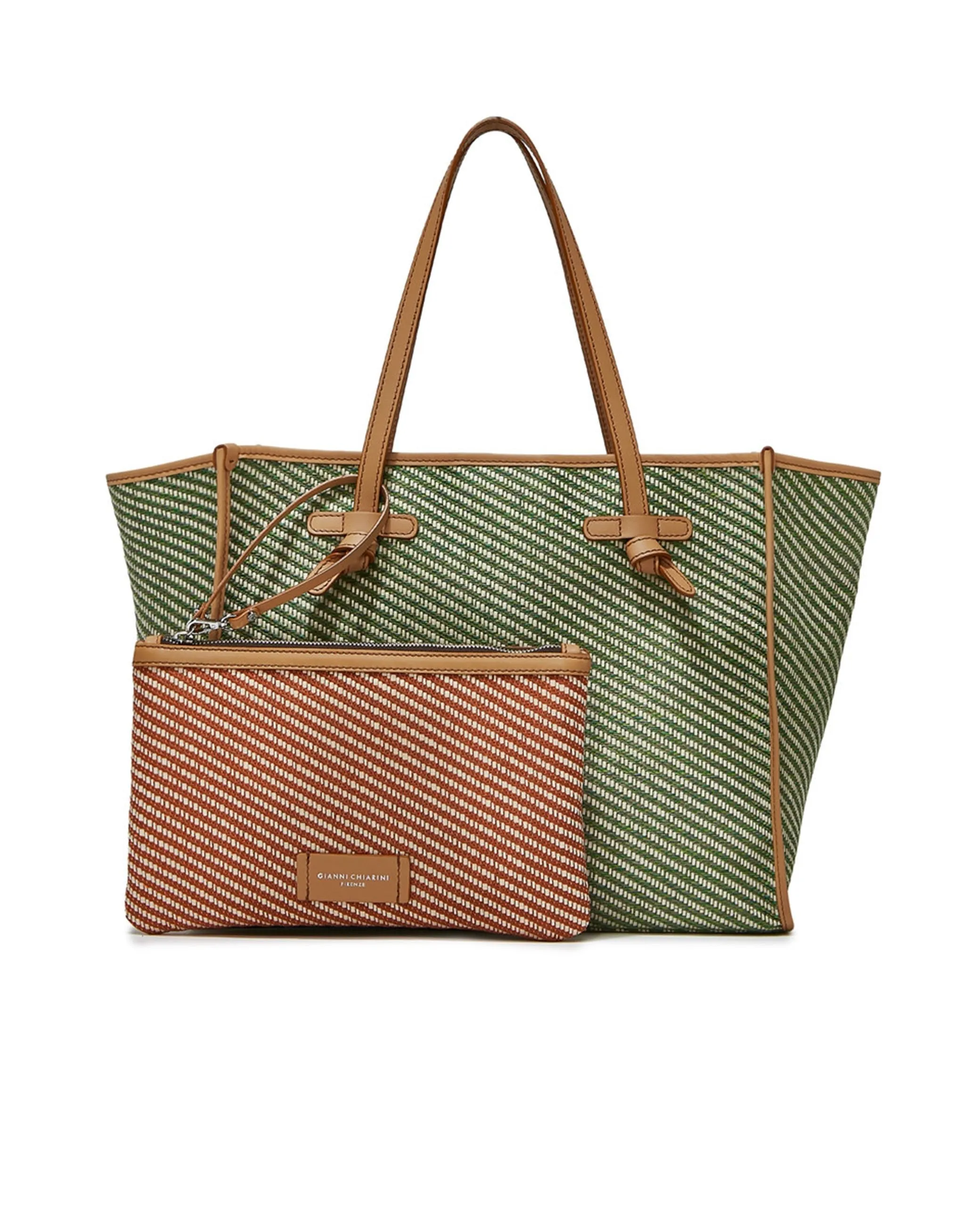 Borsa Shopping Marcella Sunflower verde