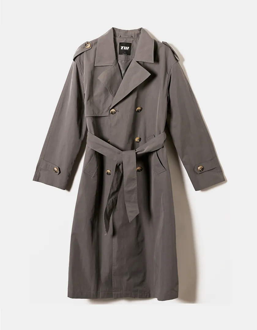 Cappotto Trench Grigio  