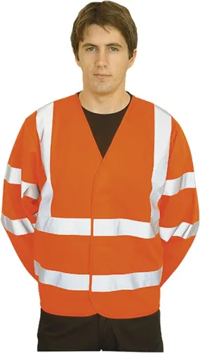 Giacca con due bande e bretelle Hi-Vis