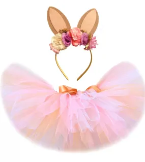 Gonna Tutu Coniglietto Pasquale Per Neonate Costume Bambini Coniglio Birichino Tutù Ragazza Bambina Tulle Gonne Vestito Per Comp