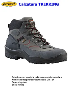 SCARPONCINO PEDULA TREKKING GRISPORT 10664 grigio