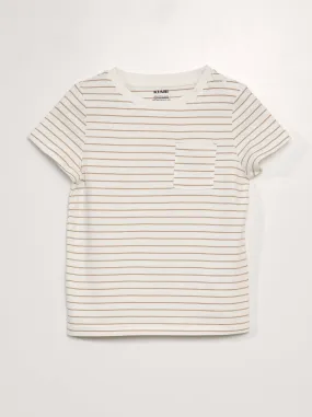 T-shirt con tasca - So Easy - BIANCO